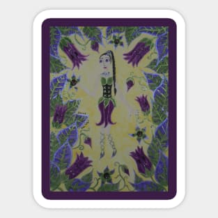 Deadly Nightshade Faerie (Pretty Poisons 1) Sticker